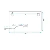 Lustro Ścienne Led 80X60Cm P10407 Podgląd zdjęcia produktu 10