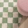 Volero - Rund Retro Teppich - Gambit Grün Weiß - Ø 80 cm - Produktbild-Vorschau 8