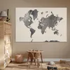 MuchoWow® Poster Weltkarte - Holz - Grau 180x120 cm - Produktbild-Vorschau 6