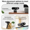 Webcam USB ZELURXX con microfono, videocamera per notebook Anteprima dell’immagine prodotto 7