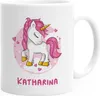 Namenstasse personalisierte Kaffee-Tasse mit Namen und Produktbild-Vorschau 1
