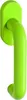 A close-up studio shot of a green window handle. Produktbild-Vorschau