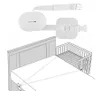 Kinderbett - Beistellbett - Babybett 120x60cm mit Matratze, Produktbild-Vorschau 2