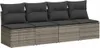 The Living Store 10-tlg. Garten-Sofagarnitur mit Kissen Produktbild-Vorschau 8