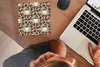 MuchoWow® Mauspad Mousepad Kaffee - Zimt - Muster 20x20 cm Produktbild-Vorschau 3