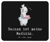 Mr. & Mrs. Panda Mauspad Panda Backen - Schwarz - Geschenk, Produktbild-Vorschau 1