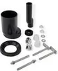 A collection of plumbing parts for a toilet connection. Produktbild-Vorschau