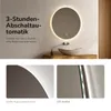 EMKE Specchio da bagno a LED rotondo, diametro 70 cm. Anteprima dell’immagine prodotto 5