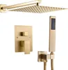 Set rubinetteria doccia con soffione quadrato da 10" e Anteprima dell’immagine prodotto 1