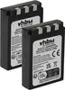 vhbw 2x Akku kompatibel mit Sanyo DSC-J1, DSC-MZ3, DSC-AZ3 Produktbild-Vorschau 1