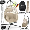 tillvex® Hängesessel mit Gestell Outdoor & wetterfester Produktbild-Vorschau 1