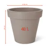 Fioriera in plastica L grande - 48 cm/beige - Fioriera Anteprima dell’immagine prodotto 3