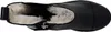 Top-down view of a black boot with white fur lining. Produktbild-Vorschau