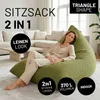 LUMALAND Sitzsack Triangle 370 L - bequem-stylisher Indoor Produktbild-Vorschau 5