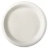 100 Papstar Teller, Zuckerrohr pure ungeteilt Ø 23 cm, 2 cm Produktbild-Vorschau 1