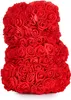 BRUBAKER Rosenbär Blumenbär 25 cm - Blumen Geschenk zum Produktbild-Vorschau 4