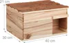 Relaxdays Igelhaus, Holz, Igelhotel mit Boden, Produktbild-Vorschau 5