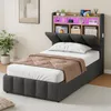 KIMENICH Polsterbett mit LED Beleuchtung, Bett mit Produktbild-Vorschau 3