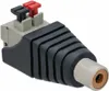 2X Cinch RCA-Buchse Adapter auf Terminal Block 2 Pin Druck Produktbild-Vorschau 2