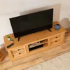 TV-Lowboard KENT, schöner Fernsehschrank aus Kiefer massiv Produktbild-Vorschau 4