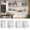 Küchenunterschrank Vicco R-Line Weiß Hochglanz 60 cm mit Produktbild-Vorschau 3