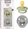 Sucettes BIBS Colour lot de 2, sans BPA, tétine en forme de Voir les images du produit 1