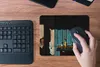 MuchoWow® Mauspad Mousepad Tür - Blau - Architektur - Vase Produktbild-Vorschau 4