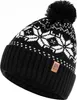 Cappello Invernale Unisex HEYO con Pompon Norvegese Nero Anteprima dell’immagine prodotto 1