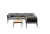 Nettan Lounge-Set 2 Teile schwarz,grau,natur. Produktbild-Vorschau 2