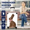 MuchoWow® Koffer Handgepäck Trolley Rollkoffer Kleine Produktbild-Vorschau 2