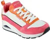 Skechers Uno - 2 Much Fun  Sneakers Laag - Roze - Maat 38 Voir les images du produit 34