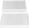 Two white pleated filters are shown against a white background. Produktbild-Vorschau