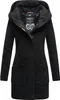 Marikoo Damen Trenchcoat Herbst Winter Jacke Kurz Mantel Produktbild-Vorschau 1
