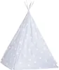 vidaXL Kinder Tipi-Zelt mit Tasche Polyester Grau Produktbild-Vorschau 4