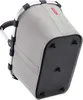 A grey reisenthel carrybag is shown from a low angle, with its base and sides visible. The bag has a silver frame and a dark grey handle. Produktbild-Vorschau