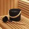 vidaXL Sauna Zubehör Set 2 Stk. Schwarz Produktbild-Vorschau 2