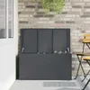 vidaXL Gartenlagerkissenbox Stahl 100 x 50,5 x 50 cm 220 Produktbild-Vorschau 4