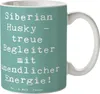 Mr. & Mrs. Panda Tasse Spruch Siberian Husky Energie - Produktbild-Vorschau 1