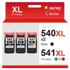 INKFIND 540XL 541XL Tintenpatrone kompatibel mit Canon 540 Produktbild-Vorschau 1