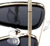 Lunettes de soleil pilote rétro unie de style steampunk, Voir les images du produit 8