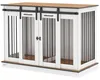 PawHut hondenkooi, hondenverblijf, huisdierenkooi met twee Productafbeelding-voorbeeld 1