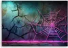 Leinwandbild Spinnennetz Neon Abstraktion 100x70 Feeby Produktbild-Vorschau 3