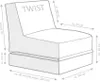 Twist SCUBA, Sitzsack und Liege,  Gruen Produktbild-Vorschau 17