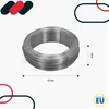 A coil of silver wire is shown on a white background with dimensions indicated. Produktbild-Vorschau