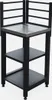 sweeek - Outdoor-Küchenregal aus Stahl 2 Ablagen B 48,5 cm Produktbild-Vorschau 1