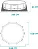 INTEX Frame Pool 28205NP Ø244x51cm – Aufstellpool mit Produktbild-Vorschau 32