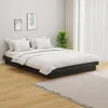 vidaXL Postel z masivu šedá 135x190 cm Náhled obrázku produktu 2