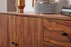FineBuy Sideboard Sheesham Massivholz 145 cm 2 Türen & 3 Produktbild-Vorschau 5