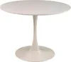 Tavolo da pranzo rotondo per 4 persone D100 cm beige - Anteprima dell’immagine prodotto 3