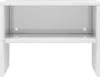 A white, open-back shelf unit with one shelf. Náhľad obrázku produktu